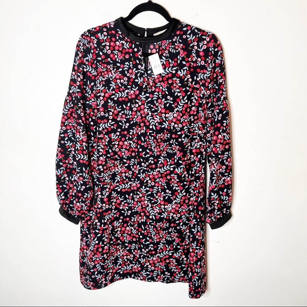 NWT Anne Taylor Loft Floral Print Dress SZ S